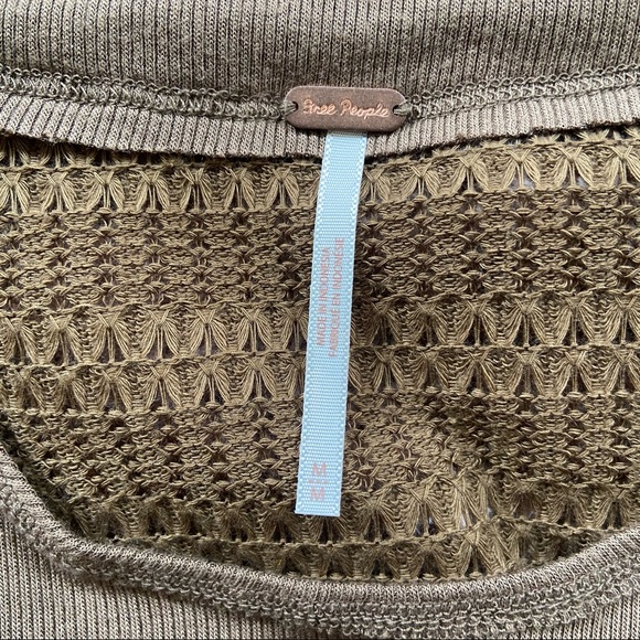 Free People Off The Shoulder Knit Top - Picture 4 of 7